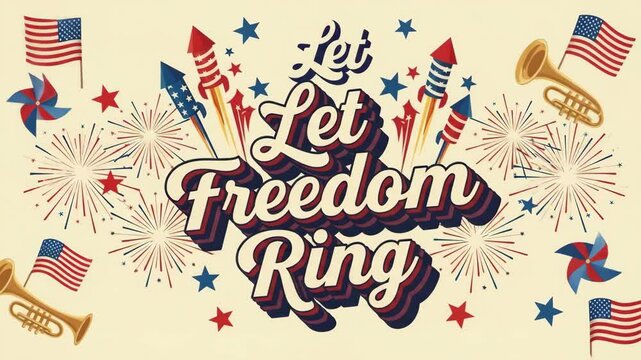 Let Freedom Ring Gartenflagge – Doppelseitig, 30,5 X 45,7 Cm, Patriotisch Für 4. Juli, Memorial Day & Unabhängigkeitstag