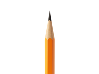 wooden pencil with the pointed tip facing up, white background,
crayon,yellow,object