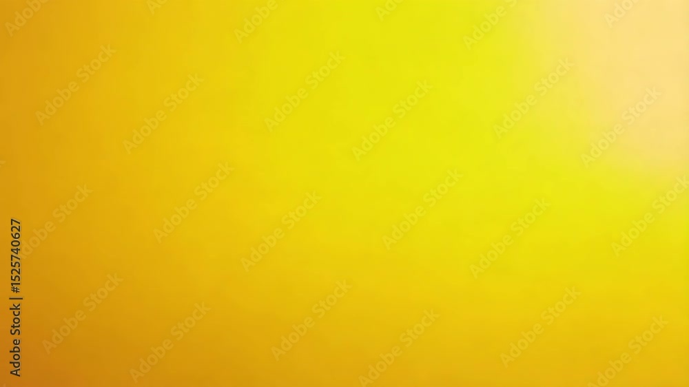Poster bright golden gradient background texture, sunshine yellow color blending from darker to lighter ton