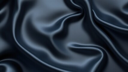 Fototapeta premium Subtle waves and folds of elegant blue fabric create a soft, inviting texture with an understated luxurious feel