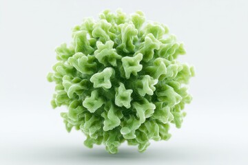 Virus particle science medical illustration