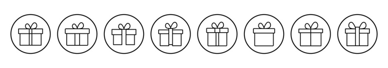 Gift icon vector. gift vector icon. birthday gift