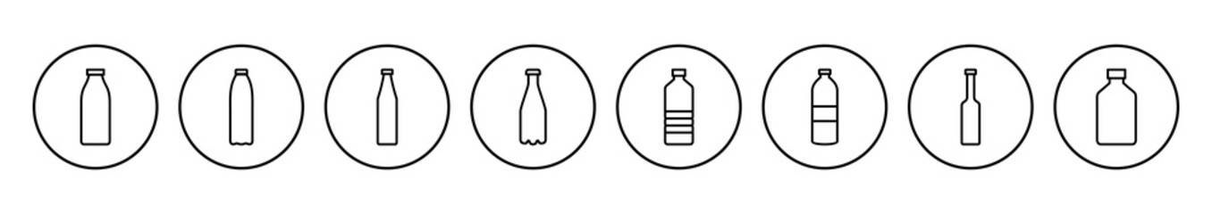 Bottle icon vector. bottle vector icon