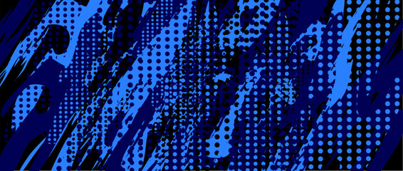 Blue brush stroke halftone pattern - excellent for creative presentations