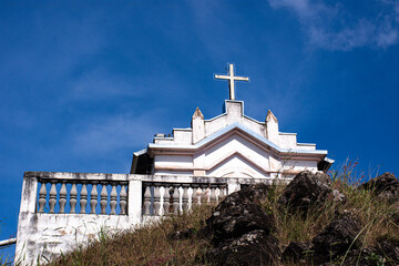 White Church Top on Grassy Hill