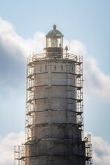Lighthouse Repair and Restoration Work in Progress