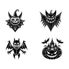 Obraz premium halloween Decorations svg