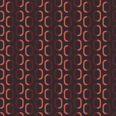Geometric background. Chain circles vector seamless pattern. Retro repeat ornament wallpaper. Vintage decorative fashion allover print