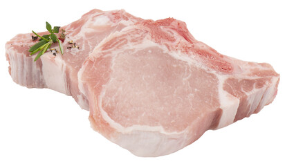 fresh pork cut out isolated transparent background
