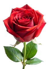 Fototapeta premium single red rose