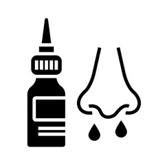 Obraz premium Nasal Spray icon Design