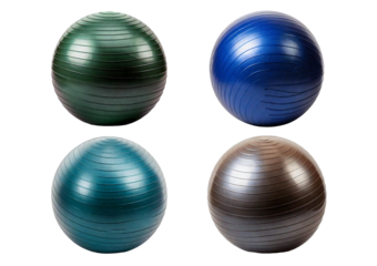 Exercise Ball isolated on transparent or white background