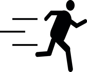 running man silhouette
