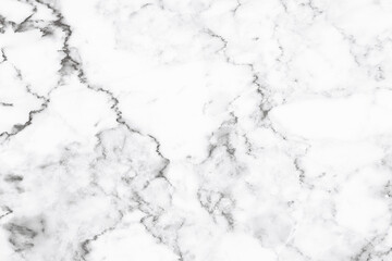 White marble texture with natural pattern for background or design art work