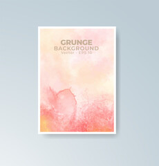 Cards with watercolor background. Design for your cover, date, postcard, banner, logo.