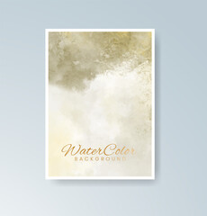 Fototapeta premium Cards with watercolor background. Design for your cover, date, postcard, banner, logo.