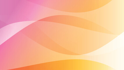 Abstract Pastel Wave Background Pink, Orange, Yellow Gradient