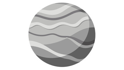 Naklejka premium Abstract grayscale easter egg design with wavy layered stripes and transparency