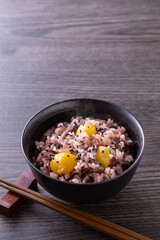 栗赤飯