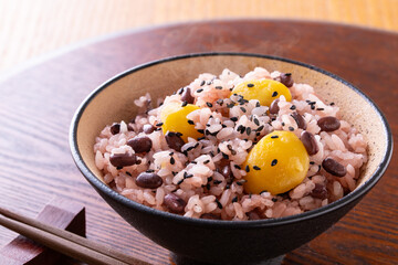 栗赤飯