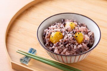栗赤飯