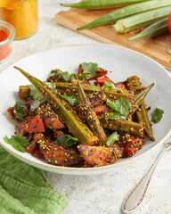 Okra Masala Tamarinde