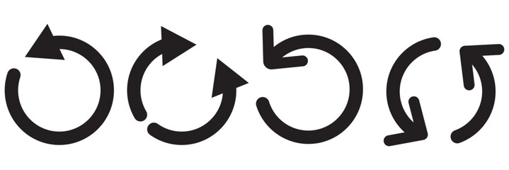 Refresh icon vector illustration. Reload sign and symbol. Update icon.