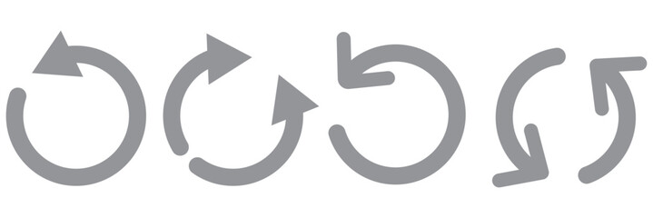 Refresh icon vector illustration. Reload sign and symbol. Update icon.