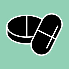 Pill icon Design