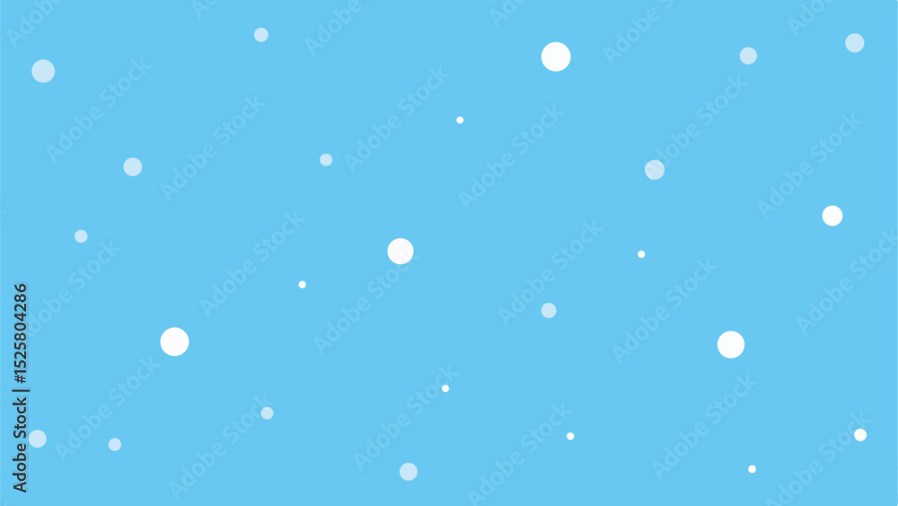 Poster minimalist blue background with floating white circles perfect for various design concepts