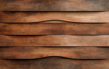 Close-up view of brown wooden planks arranged horizontally with natural textured grain and varied tones creating a rustic warm appearance
