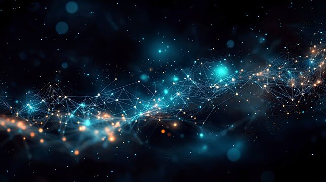 Abstract digital wave pattern