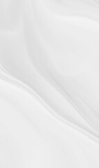 Smooth flowy elegant white satin fabric abstract background with soft silky texture and elegant waves pattern