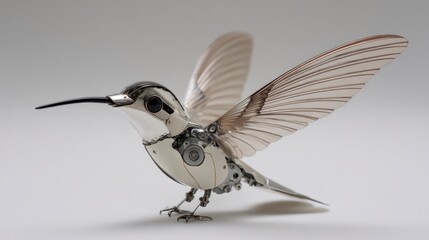 Mechanical hummingbird art