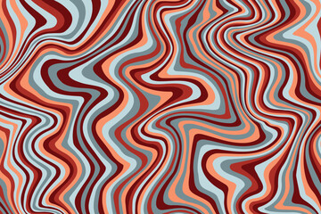 Abstract psychedelic groovy background. Vector illustration.