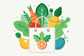 reusable cloth bag fruits vegetables