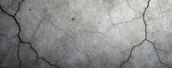 Weathered grey concrete, showing cracks and pores , weathered, crack, cement texture