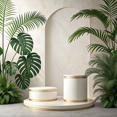 Obraz premium Modern 3d product mockup