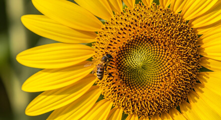 A single flax flower in sharp focus, surrounded by a blurred field of similar blossoms.