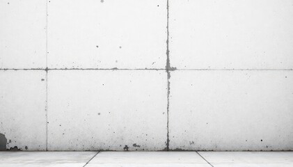 White grunge concrete wall, distressed texture, design, rough
