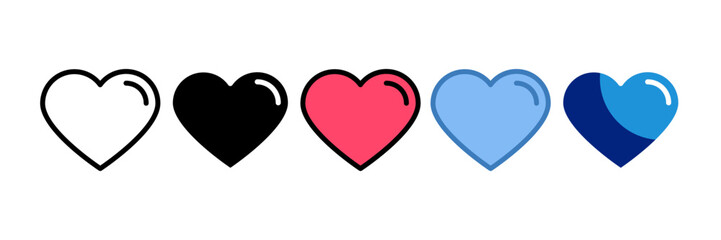 Heart Icon Element For Design