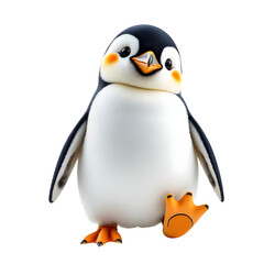 Obraz premium penguin on the snow