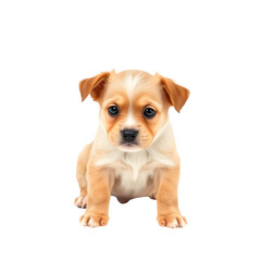 chihuahua puppy on white background
