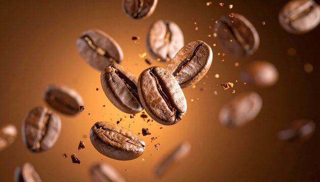 Coffee beans in motion (1)
