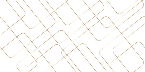 Modern minimal and clean white gold background with realistic line wave geometric circle shape, abstract white and gold colors with lines pattern texture computer geometric digital connection design .