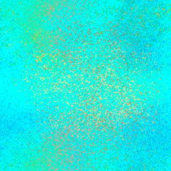 Small multicolored layered transparent splashes, blots, spots, blots, smudges Blurry painted pattern in blue yellow tones Grunge effect Abstract grainy background