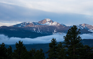 Scenic mountain landscape at Rocky Mountain National Park