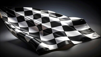 Checkered flag billowing (1)