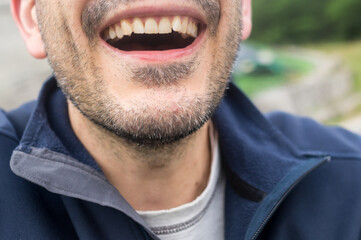 Fototapeta premium Happy smiling man