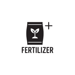 Fertilizer icon vector symbol design illustration